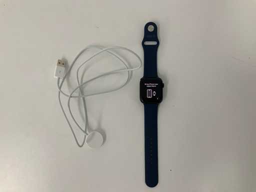 Apple Watch SE (2022) 44mm GPS Midnight Aluminium z paskiem na nadgarstek w kolorze ciemnoniebieskim