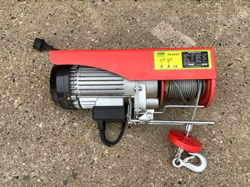 Verricello a cavo HBM PA 800D