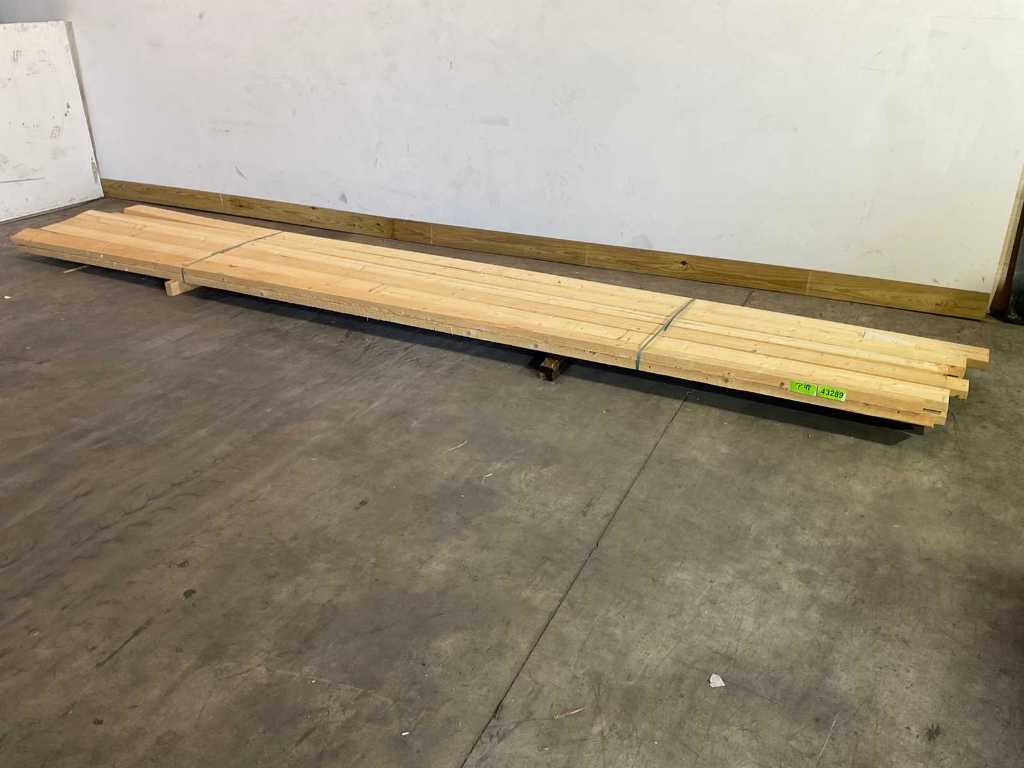 spruce beam 480x12.5x4 cm (12x)
