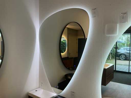 Gliss Design Frenzy Spiegel met verlichting en verwarming
