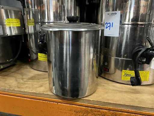 Edelstahltopf mit Deckel (7x)