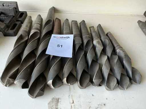 Lot Metal Drills HSS (10x)