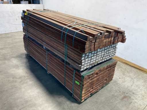 Regola di Angelim Vermelho pianata 245x7x4,5 cm (50x)