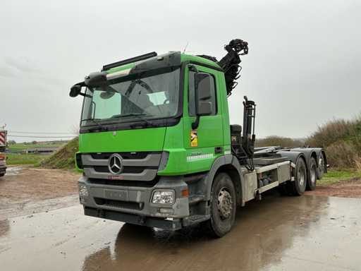 Mercedes-Benz Actros - Laadkraan/Containerhaak - 514 400KM - 2012