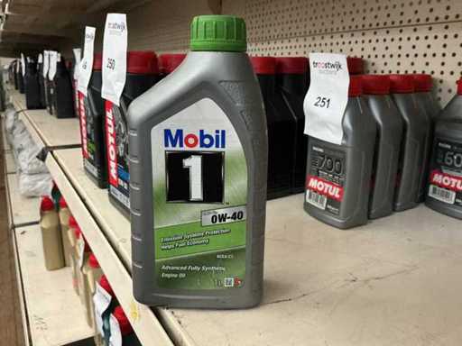 Mobil, capacità 1 litro Olio motore (5x)