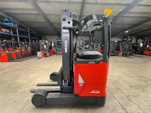 2018 Linde R20 2000kg Triplex 505cm Ravas Scale Electric Forklift Reach Reach