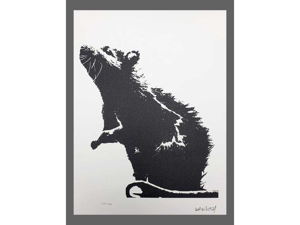 Banksy - Rat - Lithographie
