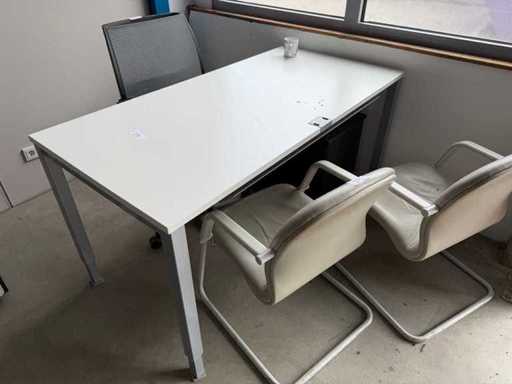 Kantoor - Bureau met groep stoelen
