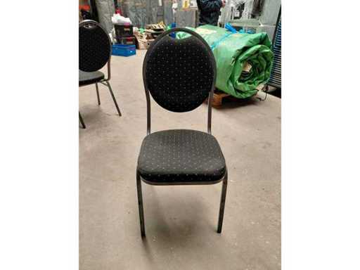 Sedie imbottite nere (6x)