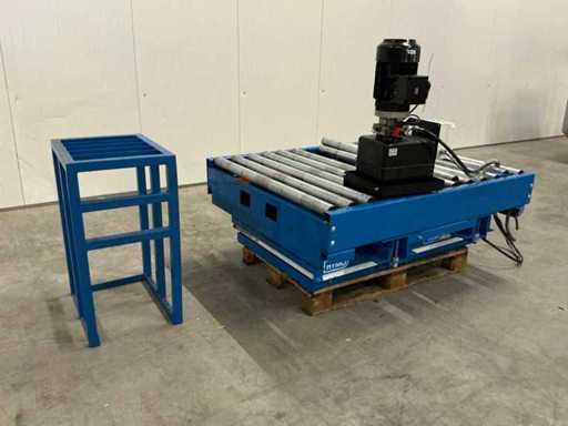 HYMO hydraulische heftafel+Rollenbaan