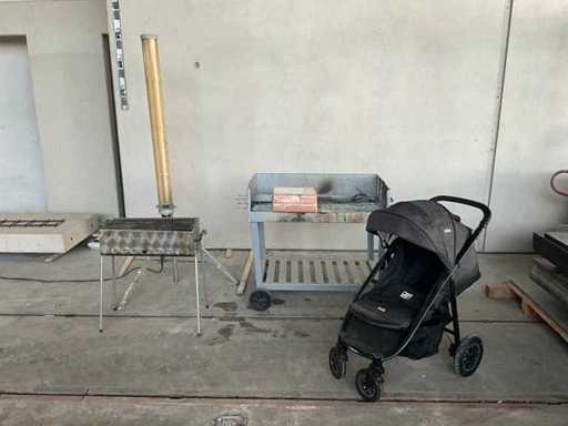 Grătare / cărucior / lampă de atelier