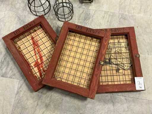 Wall decoration (3x)
