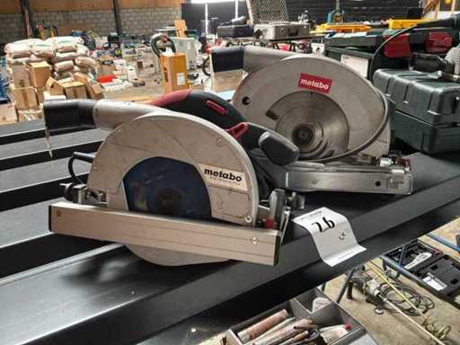 Machine à scie circulaire Metabo (2x)