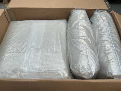 Suns Stockholm Garden Cushion Set 4-teiliges natürliches Mischgewebe