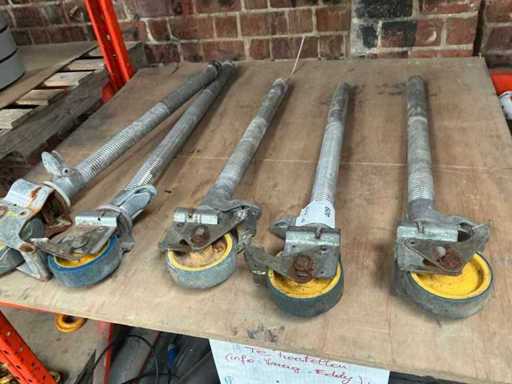 Roue d’échafaudage (4x)