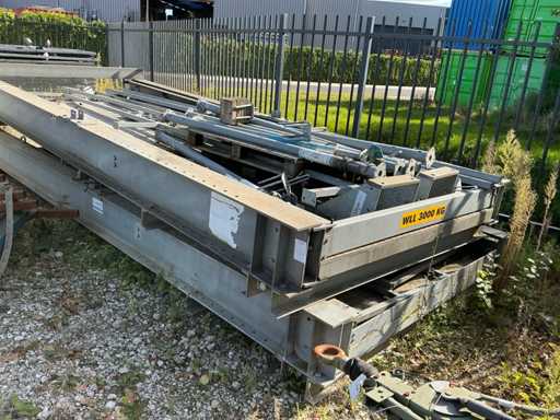 De Jong Easy Load 3000 Extendable platform (2x)