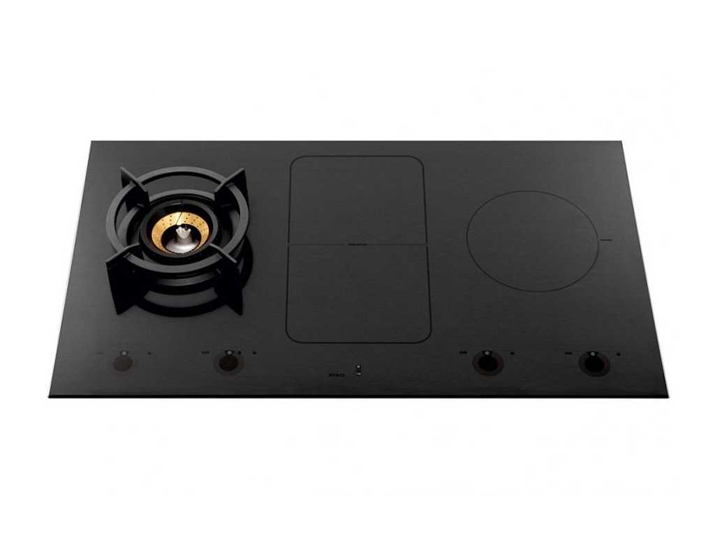 ATAG IGT9472MBB Built-in induction hob with gas wok burner
