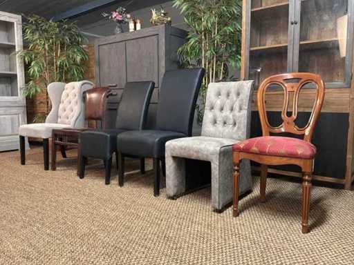 Diverse Eetkamerstoelen (6x)