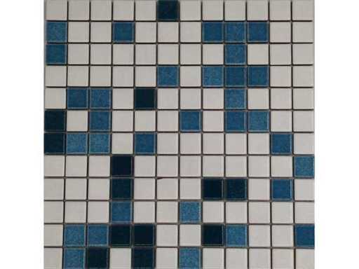 Appiani Miscele Bianco 009 Semi-Gloss 30x30 Mosaic 2,5x2,5 cm - Mozaïek tegel 17 m²