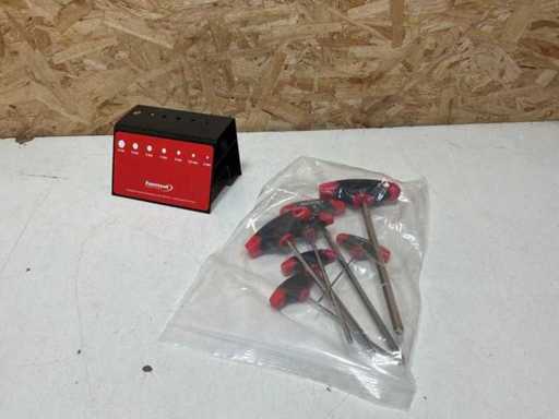 Format Screwdriver set with T-handle hexagon socket 2-8x mm 7-piece (2x)
