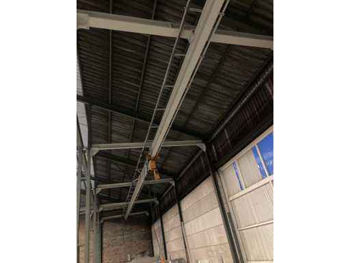 Monorotaia con verricello Kito 1 tonnellata