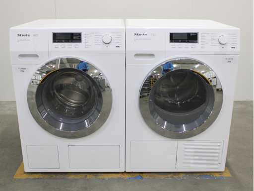 Miele W1 PowerWash & TwinDos XL lavatrice & Miele T1 Fragrance & SteamFinish XL asciugatrice