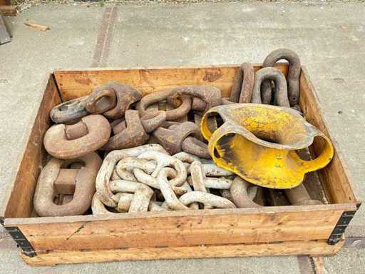 Batch of heavy lifting equipment