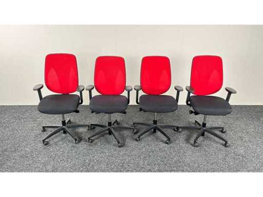 GIROFLEX 353 - Chaise de bureau (4x)