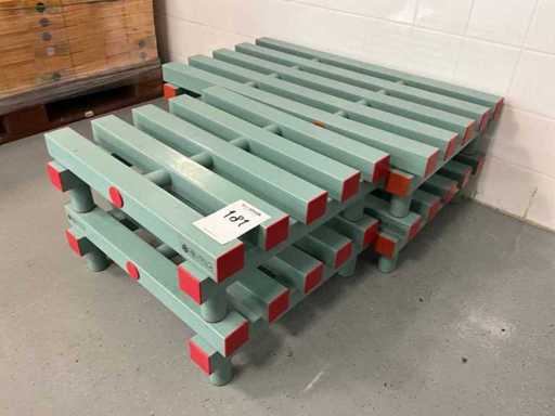 Kunststof opslagrooster (4x)