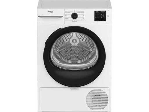 Beko BMS3T382CW | Asciugatrice a pompa di calore | 8 kg | C | Display in lingua tedesca