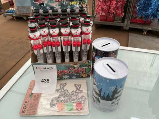 Charge von Weihnachts- und Saisonartikeln