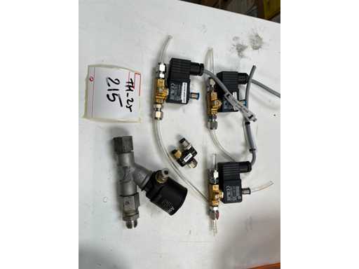 ASCO - set di 3 valvole solenoidi + altri