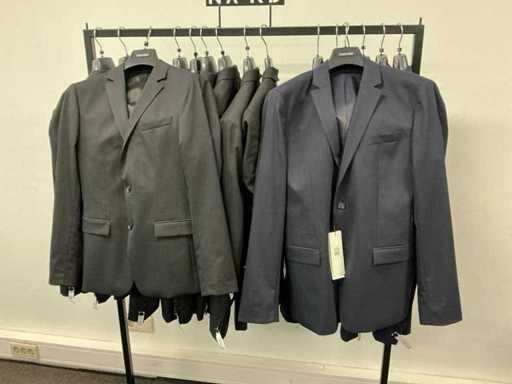 Partij Calvin Klein heren slim single breasted wol stretch blazers (16x)