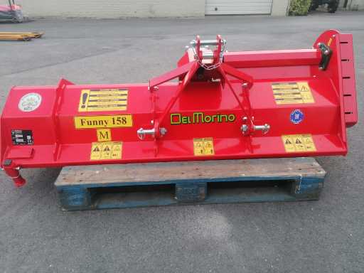 Del Morino Funny 158 Gedragen klepelmaaier voor minitractor