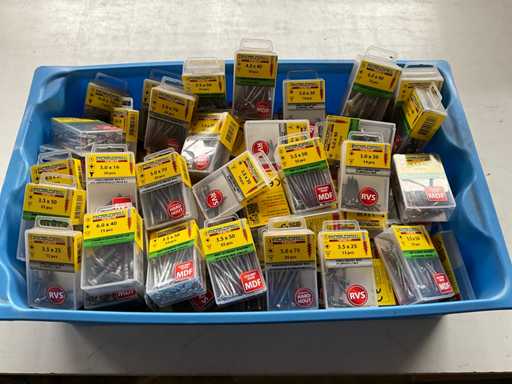 Rotadrill Varie viti in acciaio inox, ottone e zincato (100x)