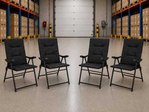 Camping Chairs Set of 2 Foldable (2x)