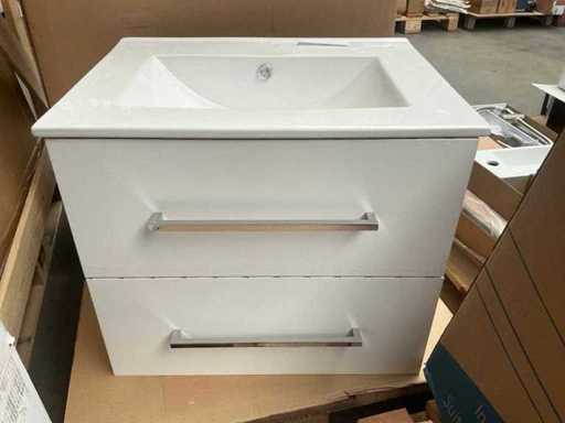 Wave Design Bathroom furniture white 60cm