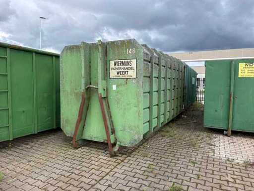 Gesloten Haakarm afzet afvalcontainer voor pers