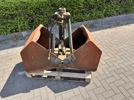 Hydraulische graafbak schalenknijper voor hijskraan - 400ltr zonder rotator -  hijs- en heftechniek