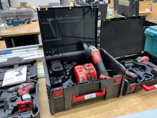2022 Milwaukee M18 FSAG125X Accu haakse slijpmachine