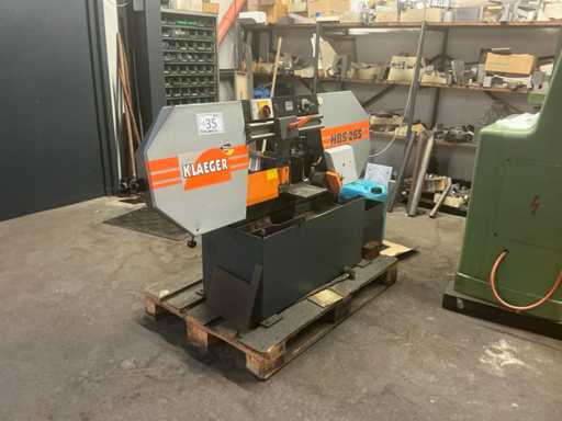 KLAEGER - HBS 265 - 2005 - Horizontal band sawing machines for metal