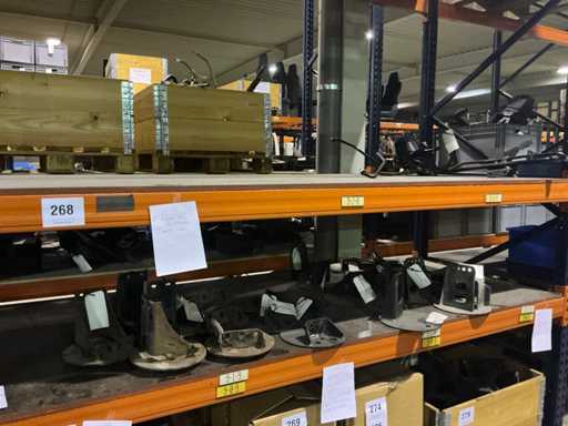 Man Partij luchtkussen -en luchtveerdragers