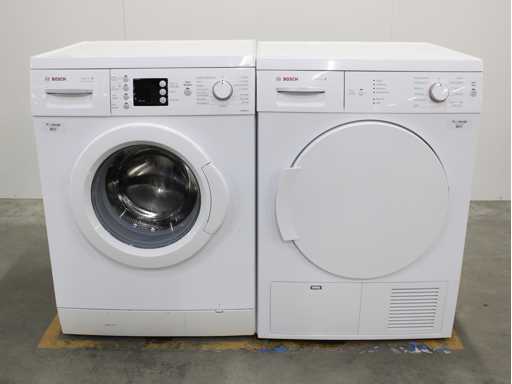 Seria Bosch|4 mașina de spălat VarioPerfect & seria Bosch|4 uscător