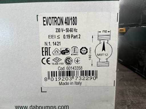 DAB Evottron 40/180 Elektronische Umwälzpumpe