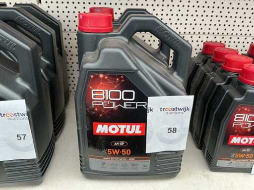 Motul inhoud 5 liter 5W-50 Synthetische Motor olie Smeermiddel (2x)