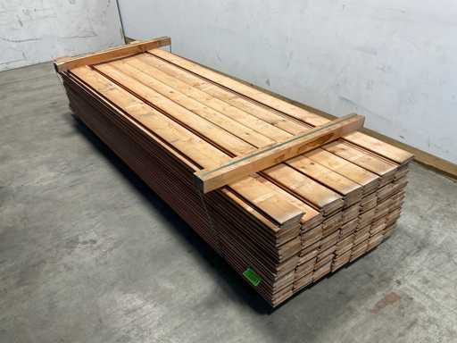 Revision Blockhausprofil Nut und Feder 300x14,5x2,8 cm (85x)