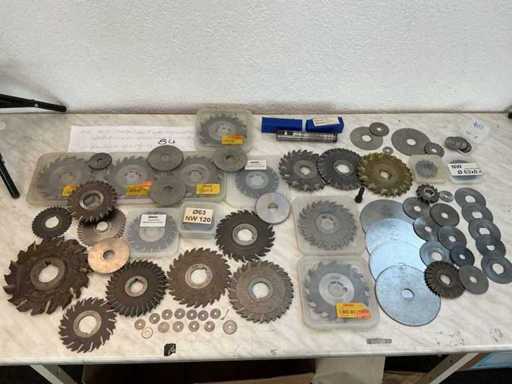 AVYAC HSS/E Disc Milling Cutters/Metal Circular Saw Blades incl. Holder