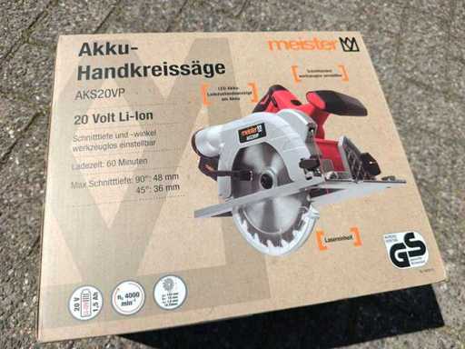 Meister - AKS20VP - Accu Cirkelzaagmachine
