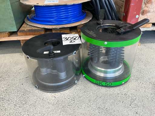 SK 50 / HSK 63 Urządzenia czyszczące do uchwytów narzędzi (2x)