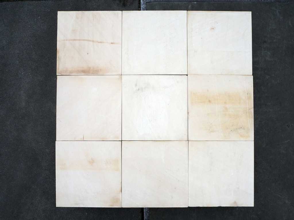 Natural stone tiles 14m²